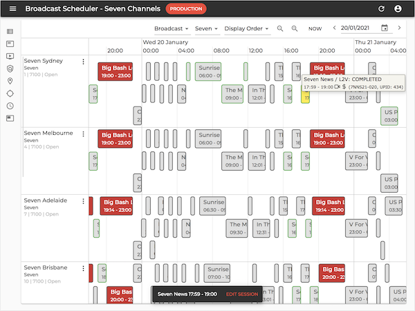Broadcast Scheduler
